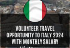 Volunteering in Italy: Full Accommodation and Monthly Salary