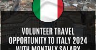 Volunteering in Italy: Full Accommodation and Monthly Salary