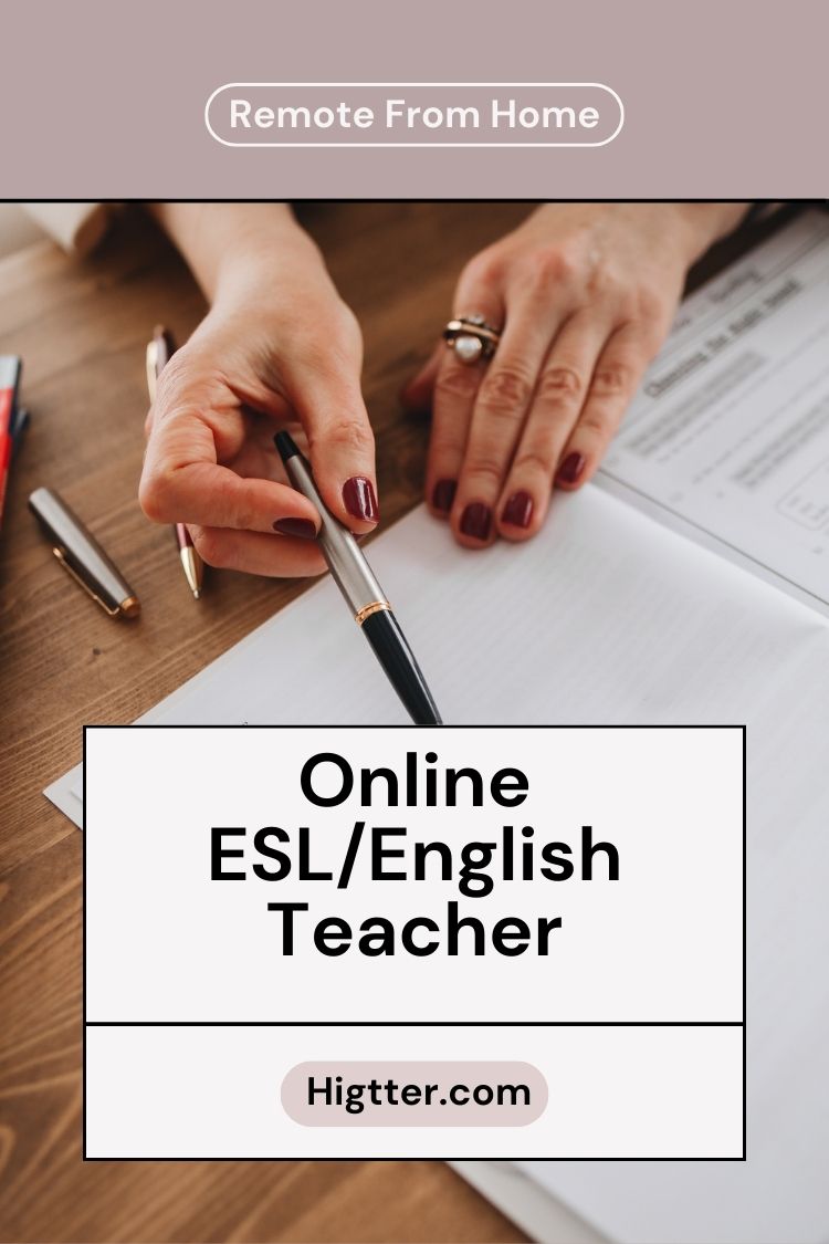 Online ESL/English Teacher