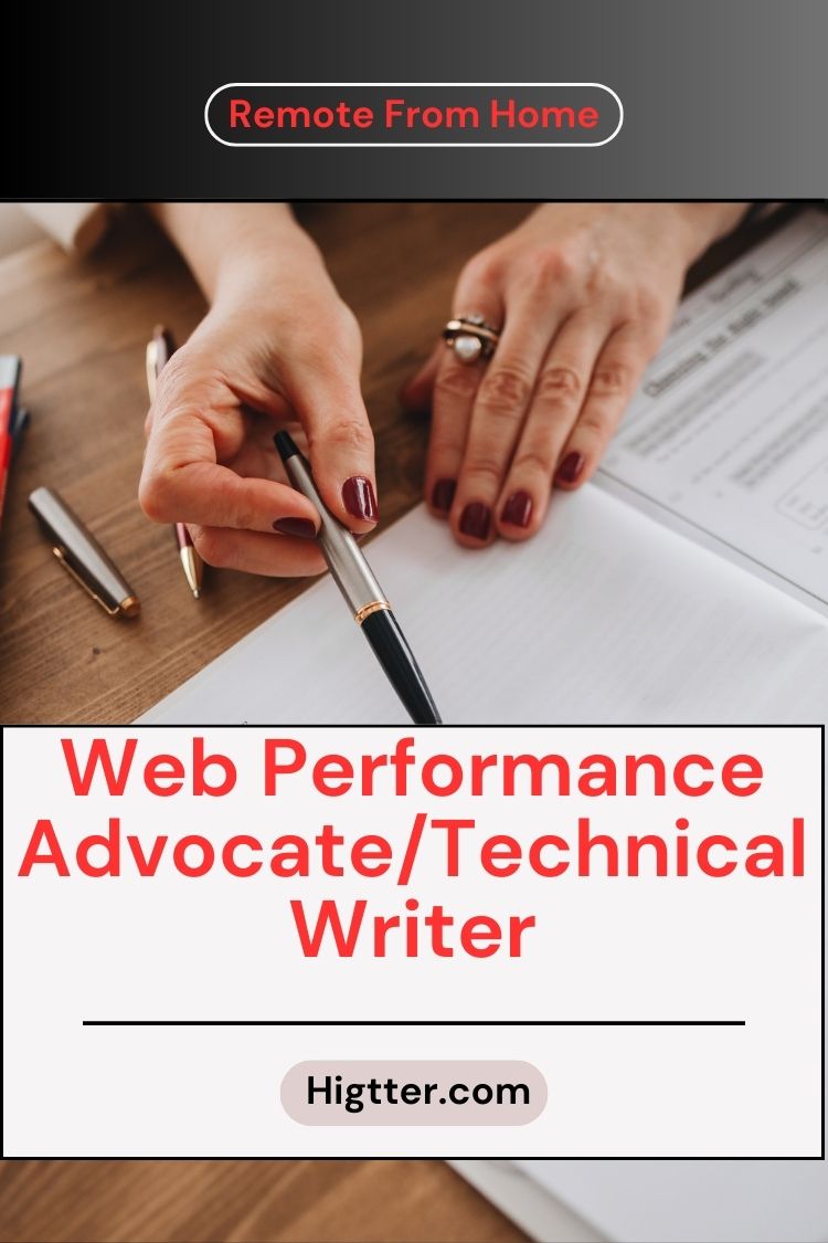 Web Performance Advocate/Technical Writer