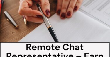 Remote Chat Representative – Earn Up to $10,000 Per Month with Flexible Hours!