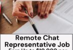 Remote Chat Representative Job