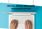 Social Media Manager/Researcher Position