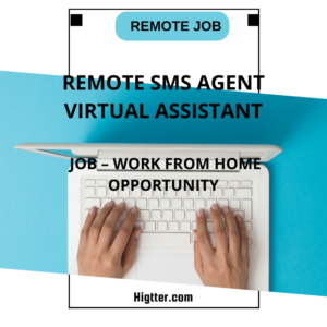 Remote SMS Agent (Virtual Assistant) Job – Work from Home Opportunity