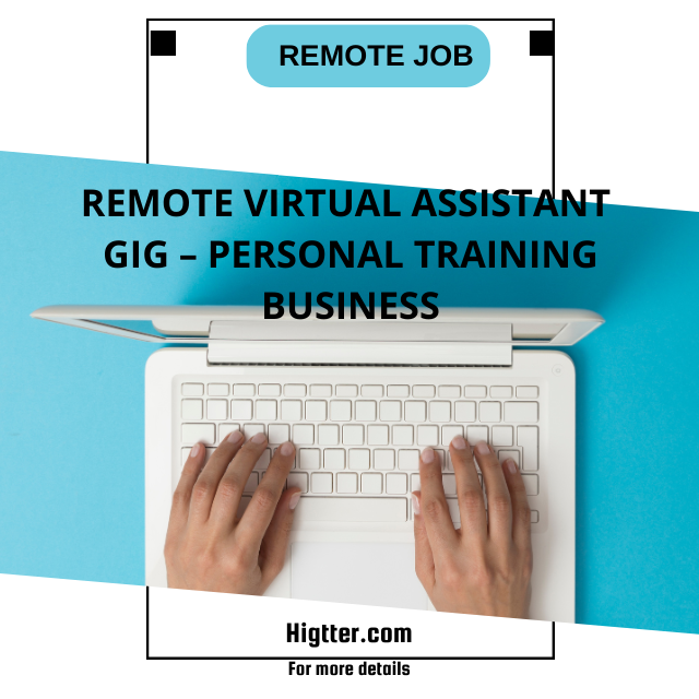 Remote Virtual Assistant Gig – Personal Training Business